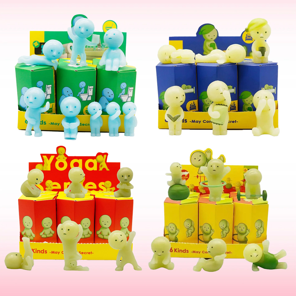 Yoga Fitness Tva - Glow In The Dark Mini Figure