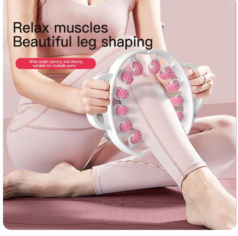 Yoga Fitness Wheel - Leg Massager Ring Shaping Muscle Relaxation