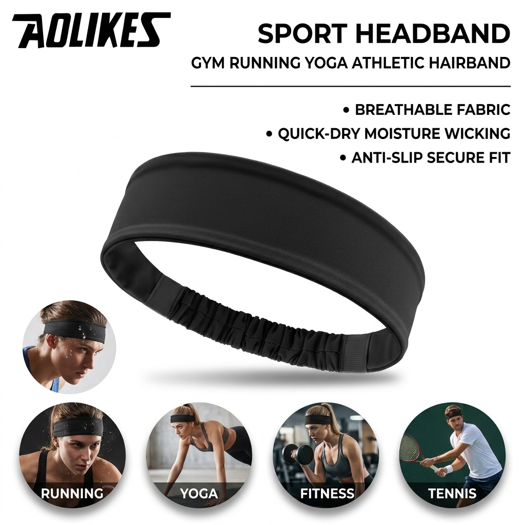 Polyester Sweatband for Gym Fi - Yoga Fitness Gear review and price