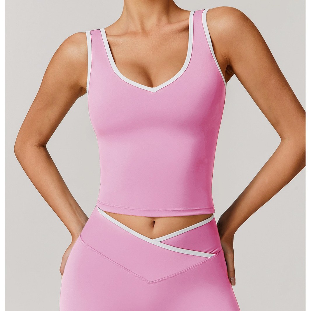 Cross Back High Waist Yoga Set - Yoga Health & Fitness Center review and price