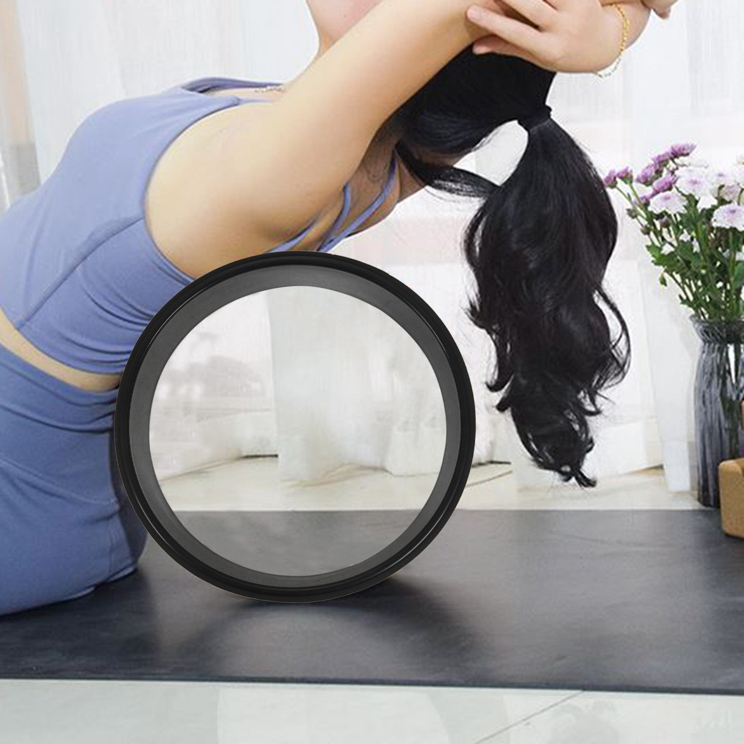 ABMV-Wood Yoga Wheel Pilates A - Yoga Fitness Wheel review and price
