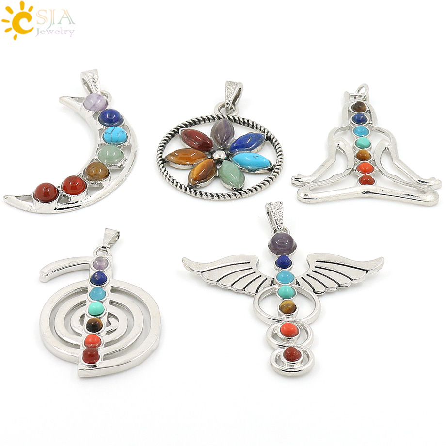 CSJA Chakras Natural Stone Cry - Yoga Health & Fitness Center review and price
