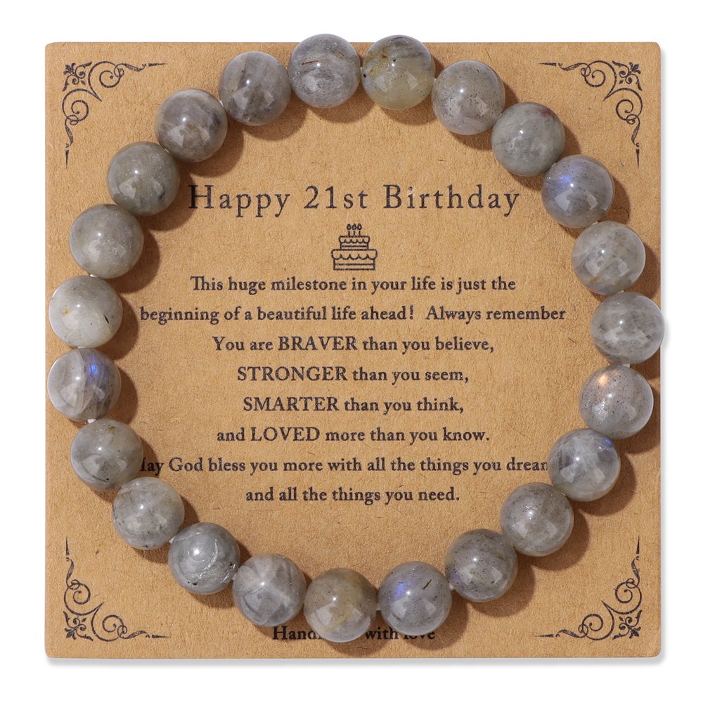 Natural Labradorite Bracelet 8 - Yoga Health & Fitness Center review and price