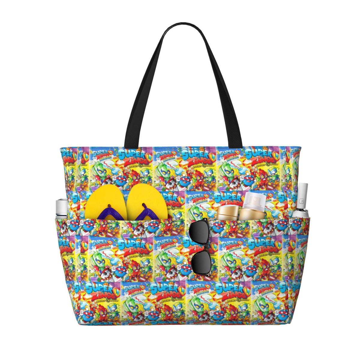 New Super Zings Cartoon Game S - Yoga Fitness Tote review and price
