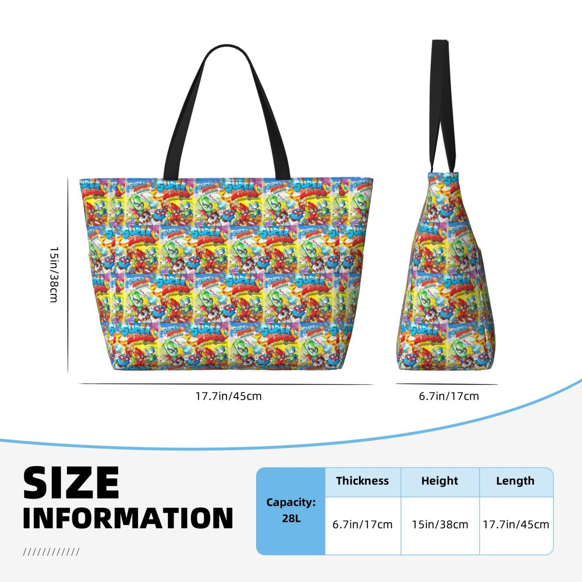 New Super Zings Cartoon Game S - Yoga Fitness Tote review and price