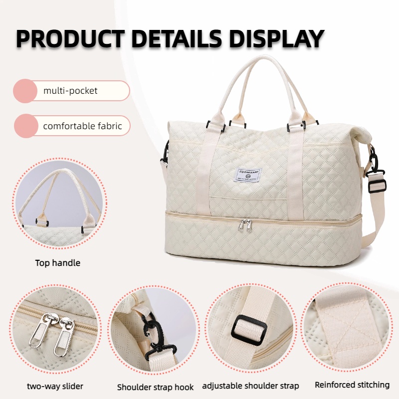 Large Capacity Travel Duffels  - Yoga Fitness Tote review and price