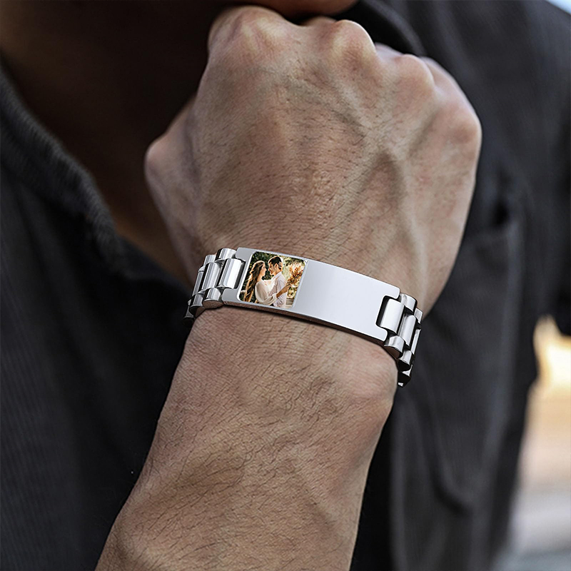 Custom Picture Text Bracelet W - Fitness Tracker Band review and price