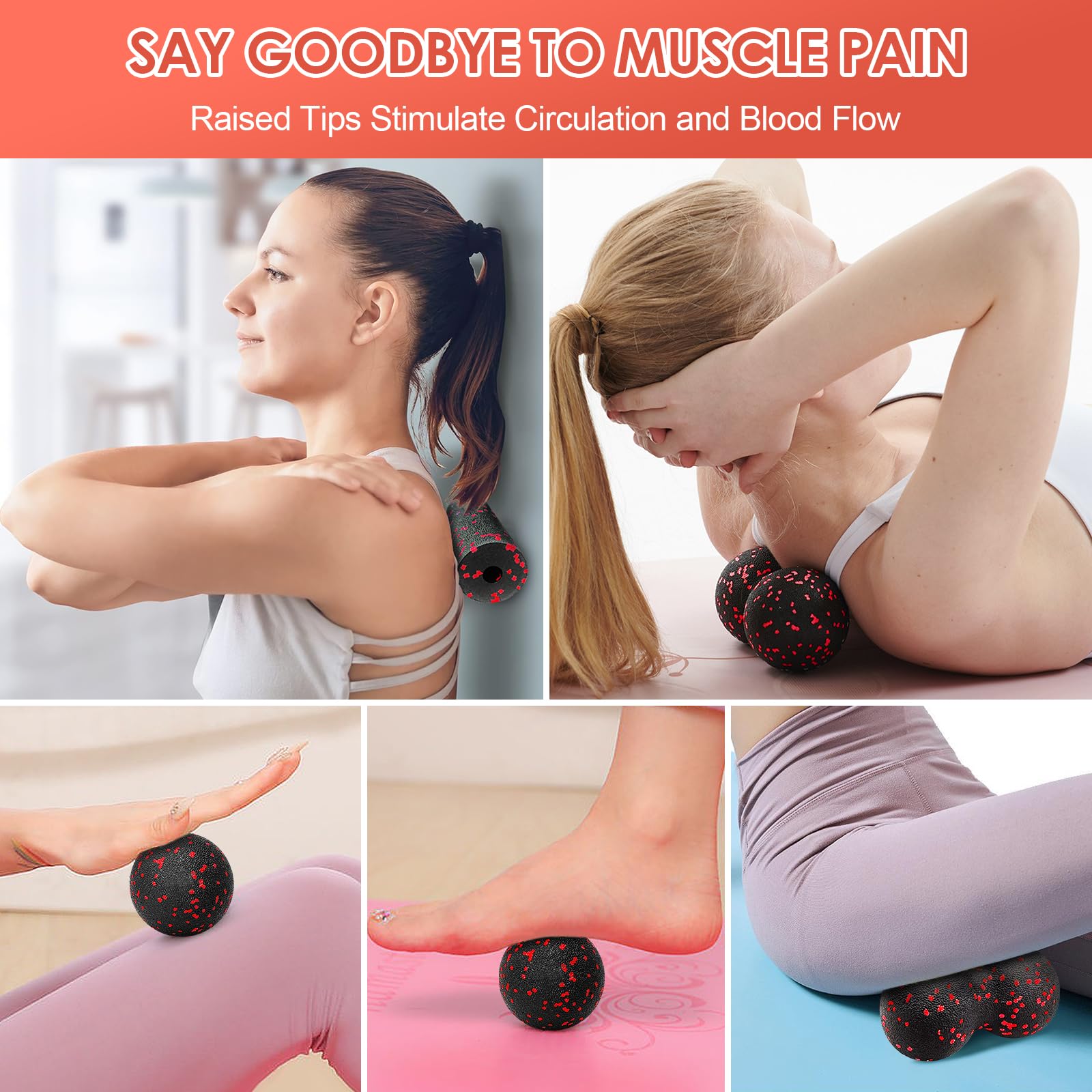 Hollow Yoga Roller Massage Pea - Yoga Fitness Wheel review and price