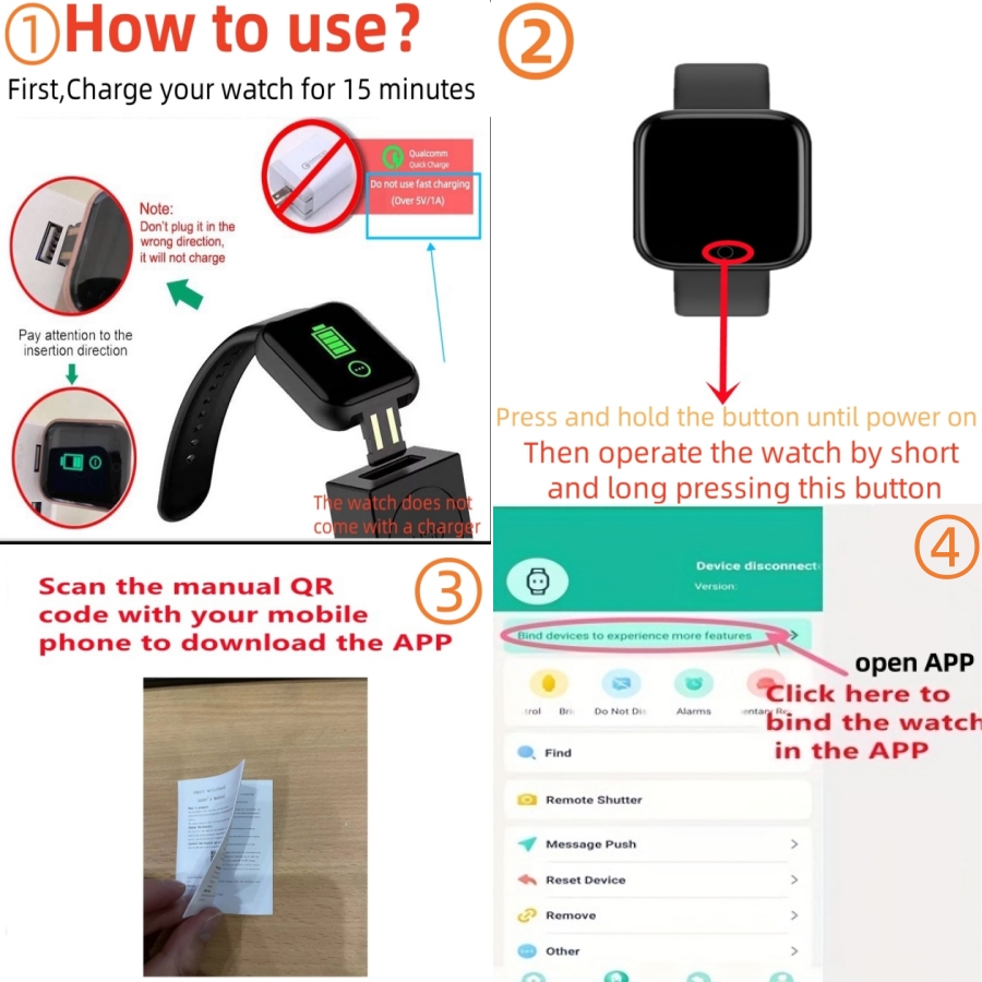 Smart Watch For Men Women Spor - Fitness Tracker Band review and price