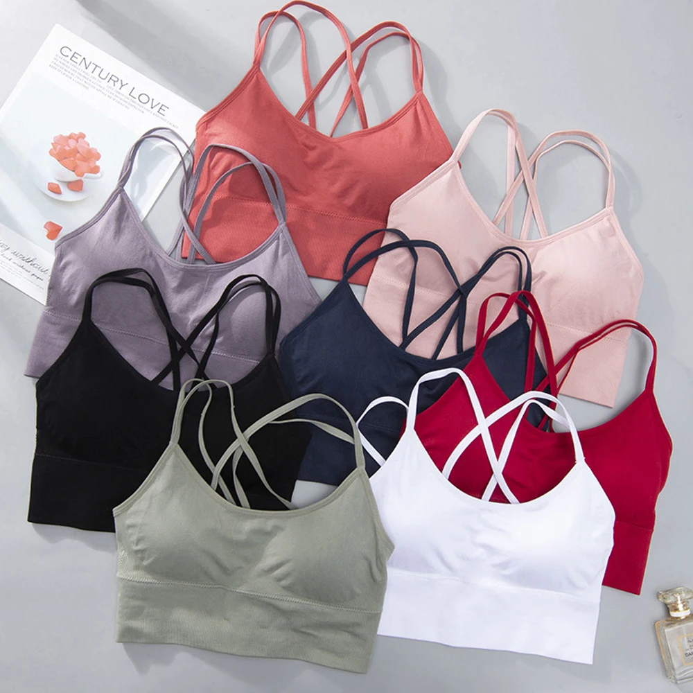1PC Cotton Sports Bras Women P - Yoga Fitness Girl review and price
