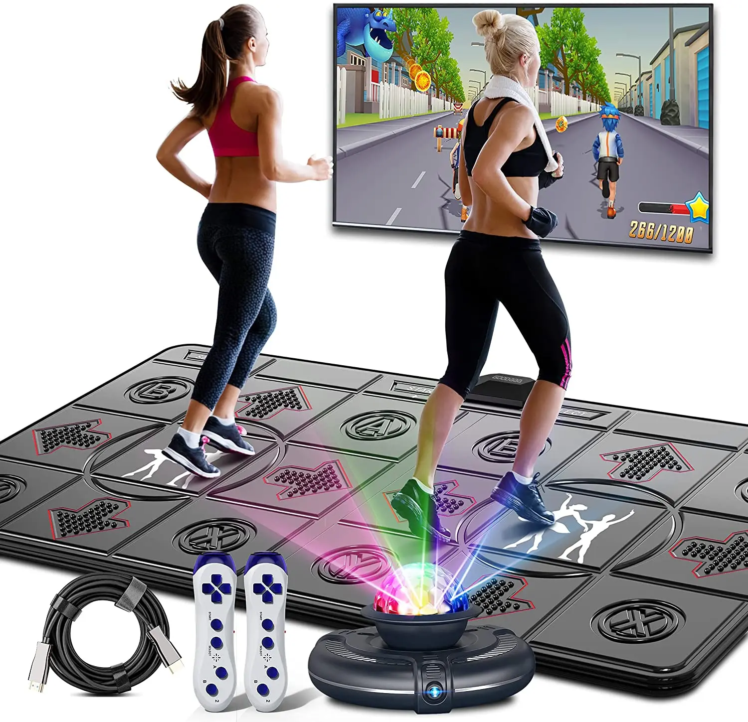 Wireless Double Dance Mat for  - Yoga Fitness Tva review and price