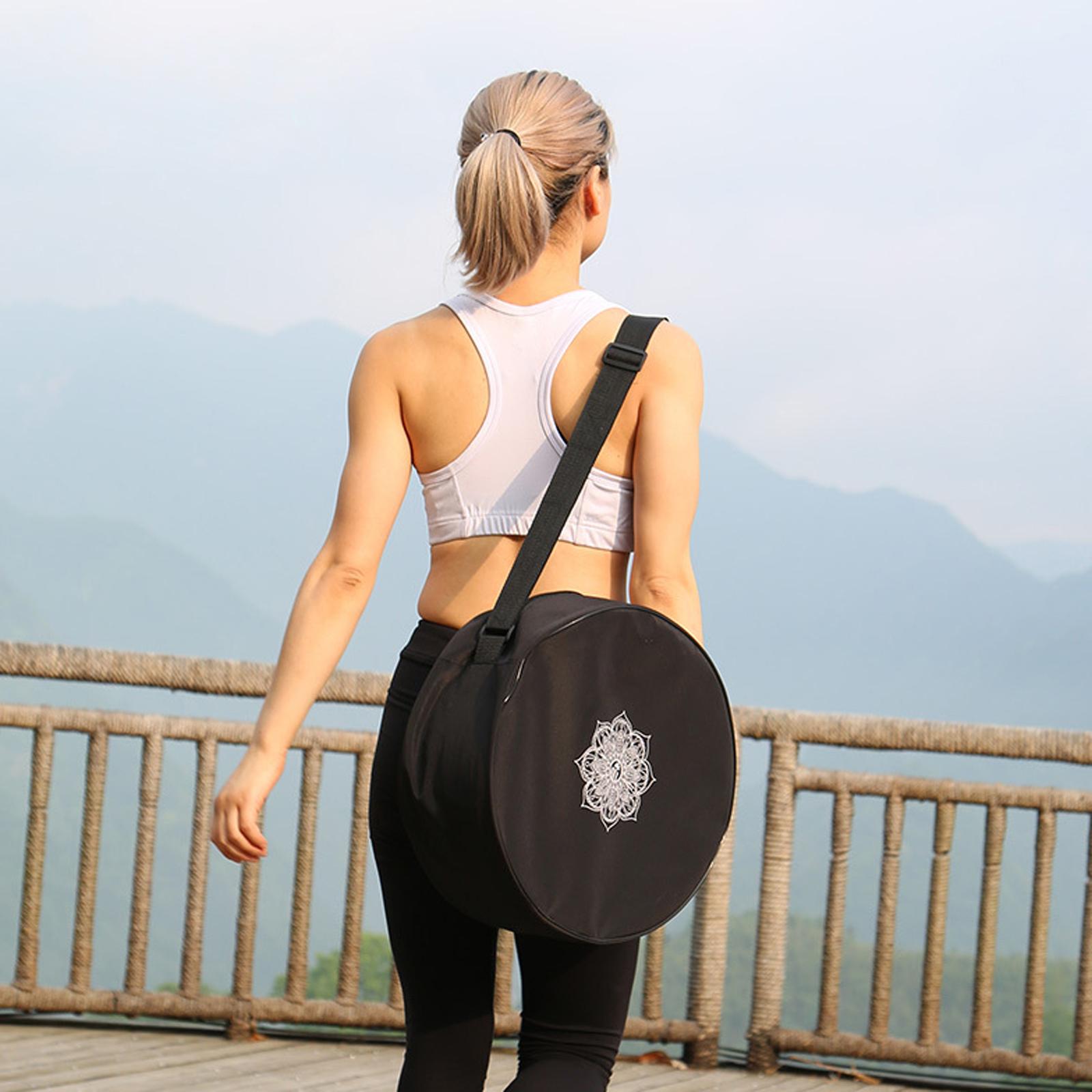 Yoga Wheel Bag Nylon Black Man - Yoga Fitness Wheel review and price
