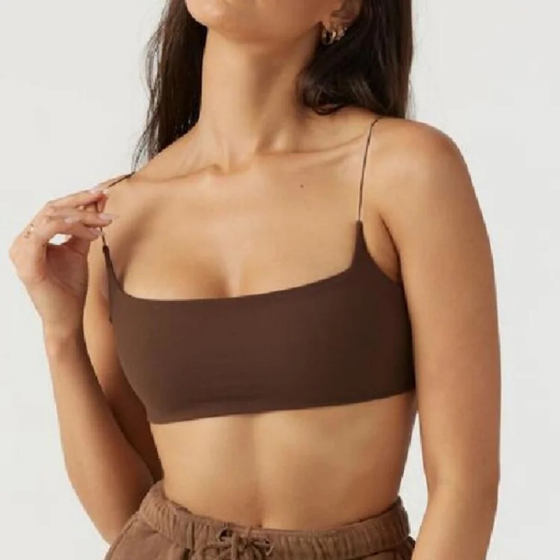 FUBEIKE Girl Brown Sports Bra  - Yoga Fitness Girl review and price