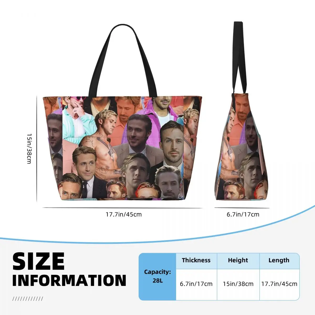 Ryan Gosling Photo Collage Bea - Yoga Fitness Gym Photos review and price