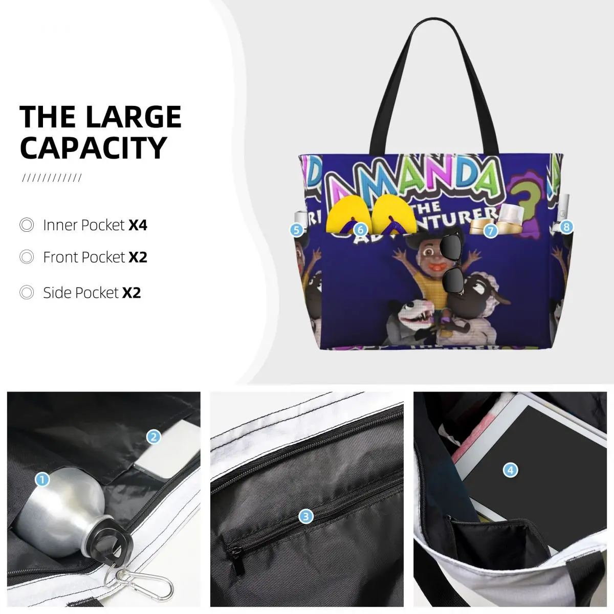 Amanda The Adventurer Beach To - Yoga Fitness Tote review and price