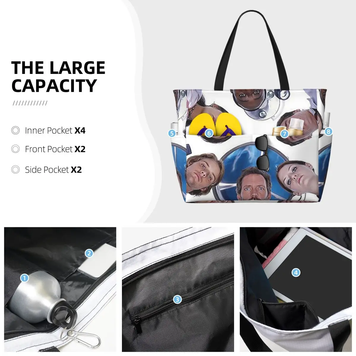 House MD TV Show Beach Tote Ba - Yoga Fitness Tva review and price