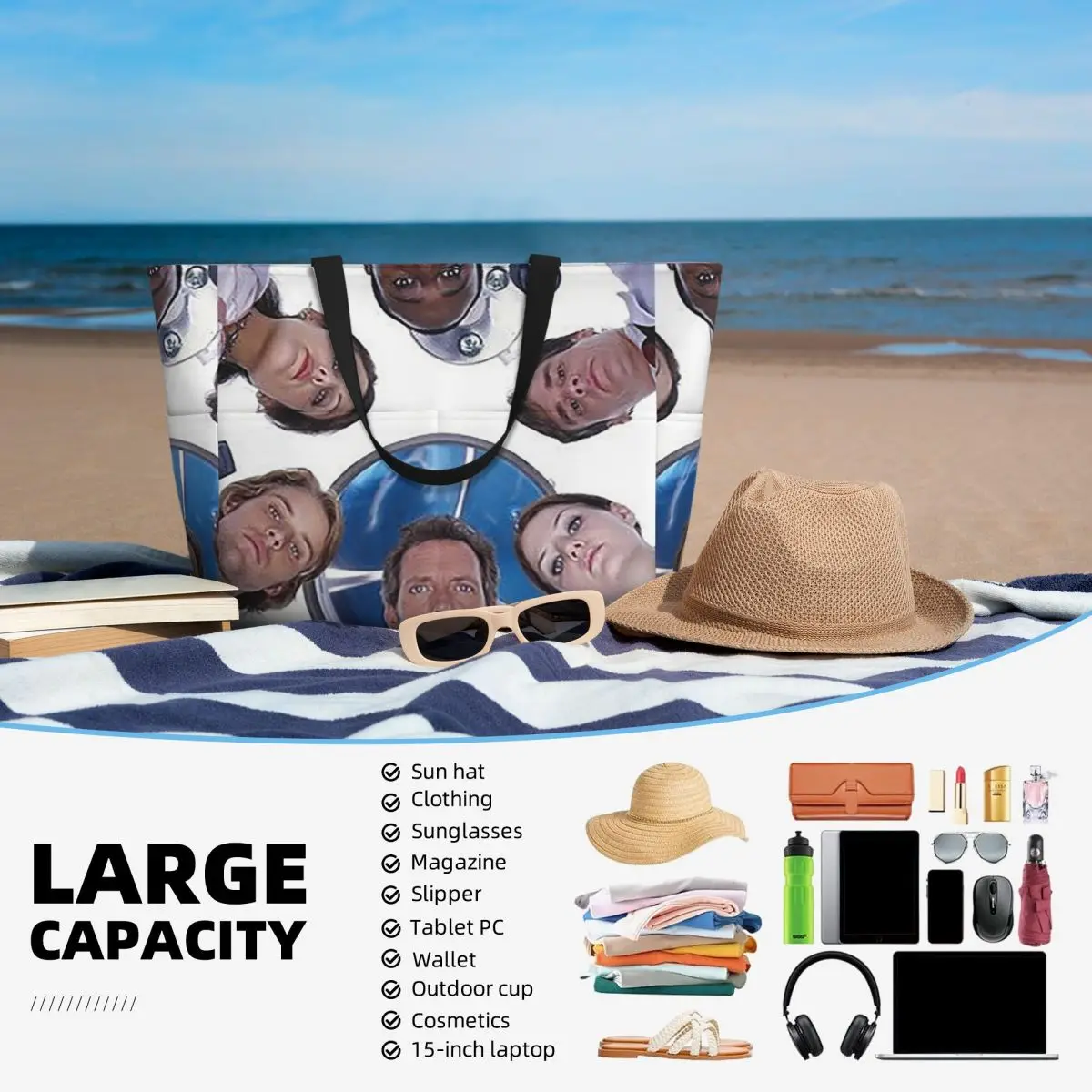 House MD TV Show Beach Tote Ba - Yoga Fitness Tva review and price