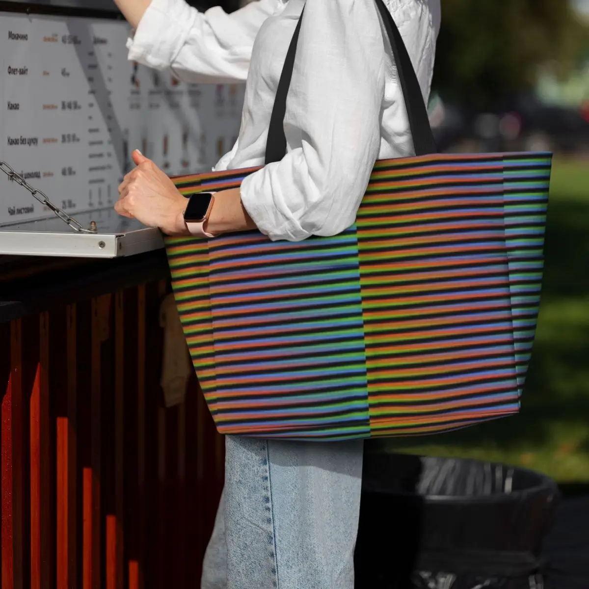Carlos Cruz Diez Venezuela Bea - Yoga Fitness Tote review and price