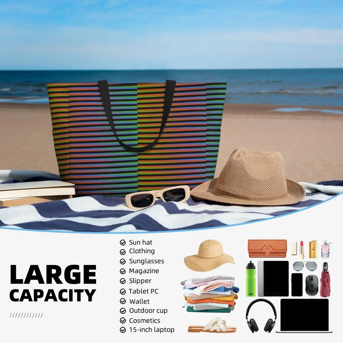 Carlos Cruz Diez Venezuela Bea - Yoga Fitness Tote review and price