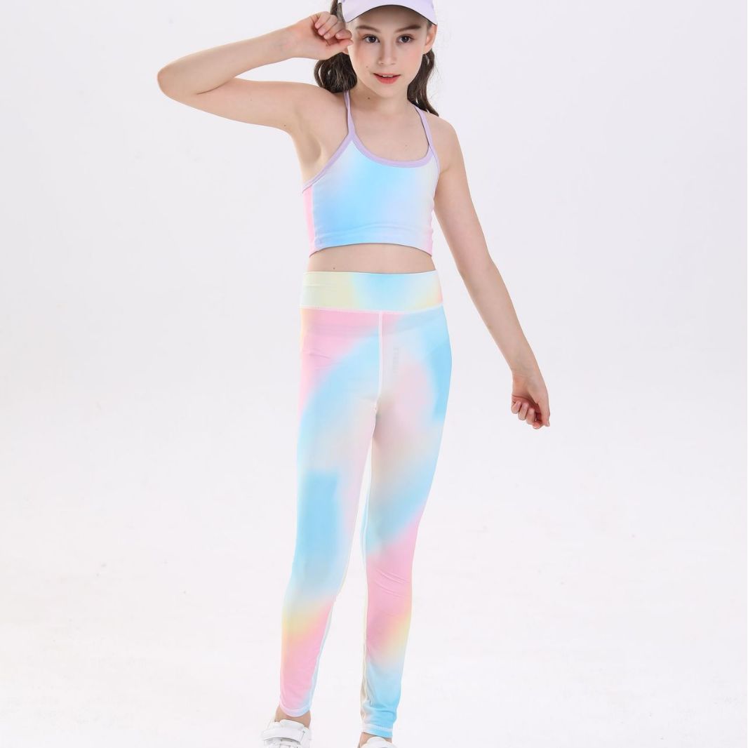 2025 Girls 2pc Yoga Outfit Set - Yoga Fitness Girl review and price