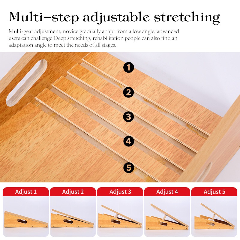 Adjustable Wooden Balance Stre - Yoga Fitness Gear review and price
