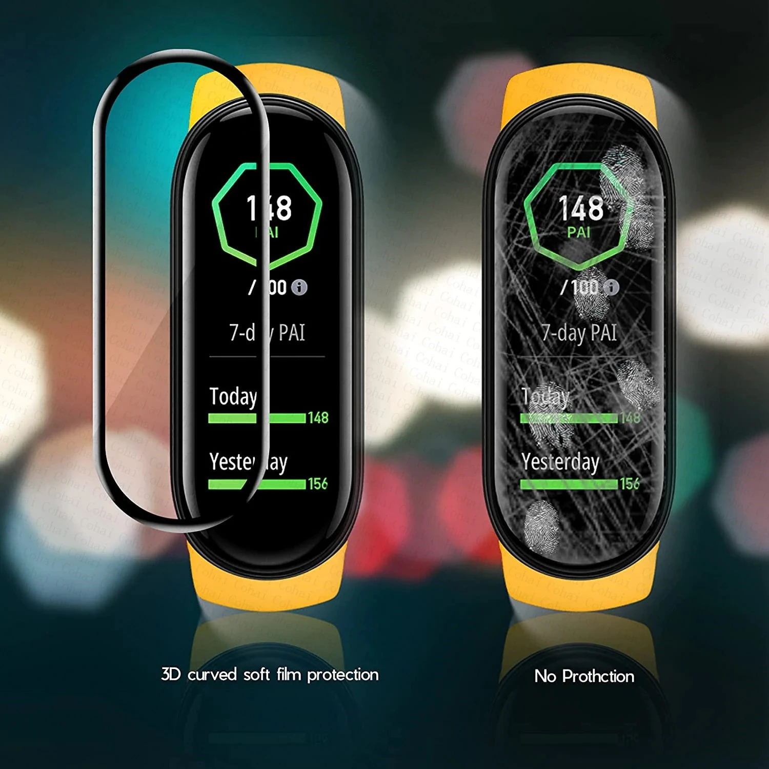 9D Protective Film For Xiaomi  - Fitness Tracker Band review and price