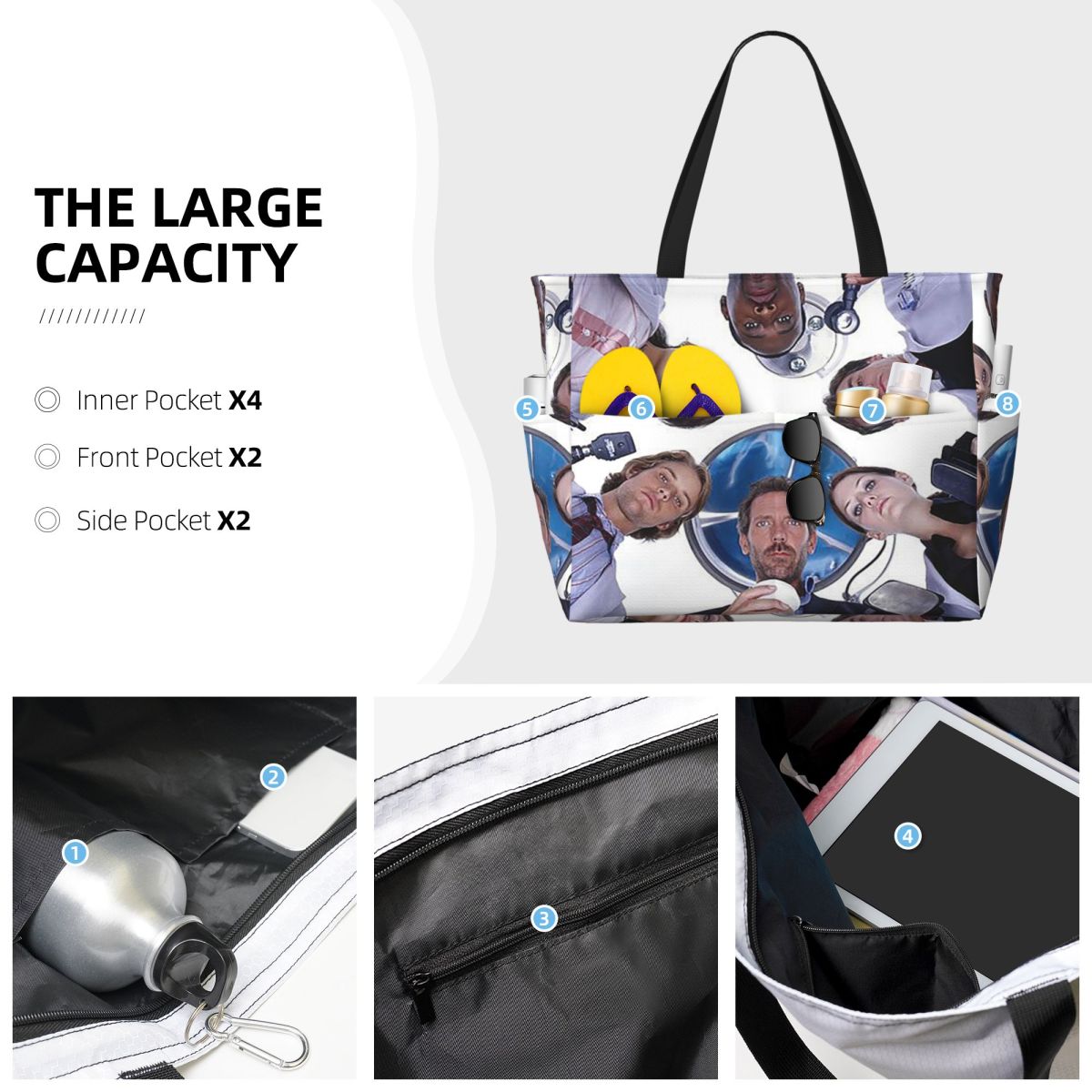 House MD TV Show Beach Tote Ba - Yoga Fitness Tva review and price