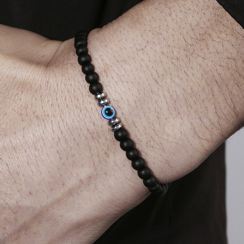 Trendy 4mm Obsidian Hematite N - Yoga Health & Fitness Center review and price