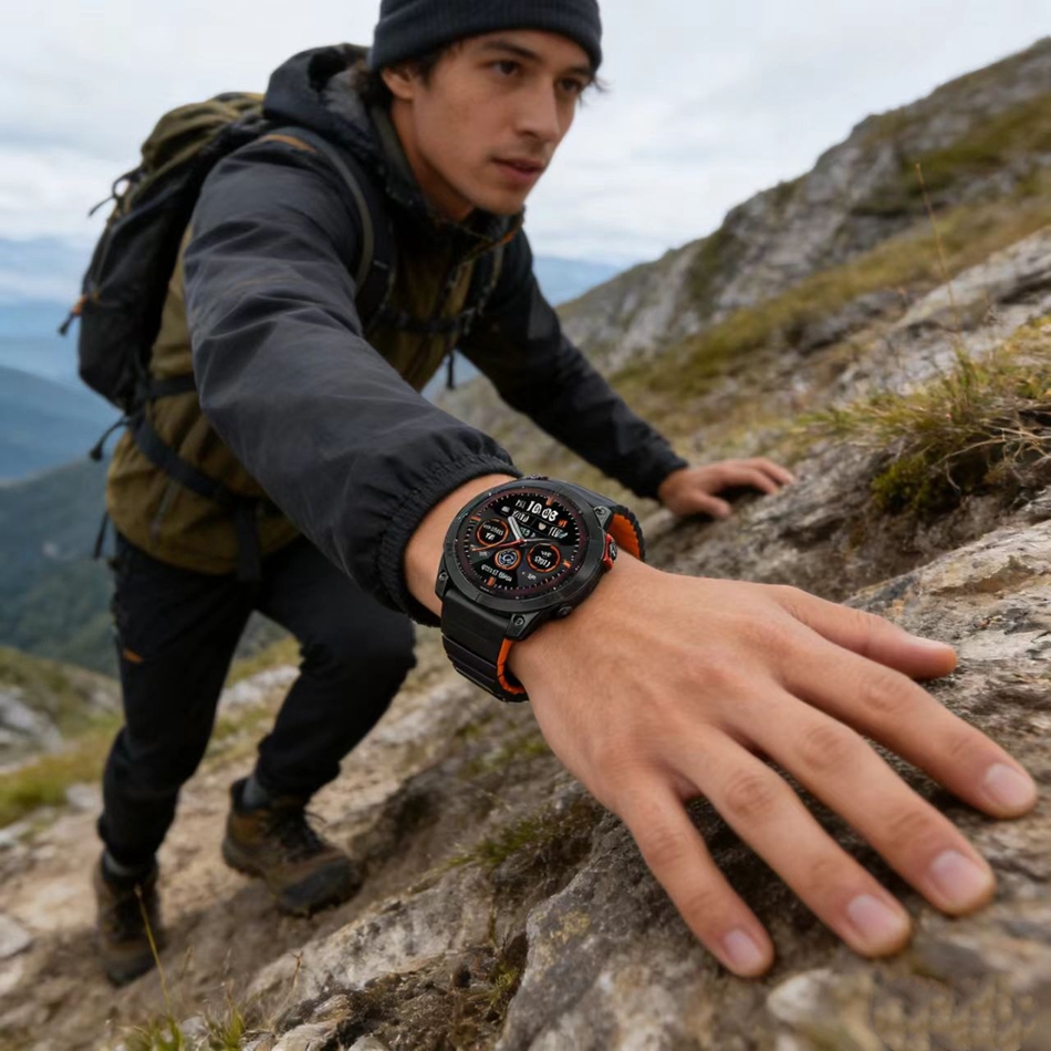 Lightweight Titanium Silicone  - Fitness Tracker Band review and price