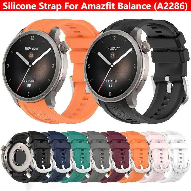 Silicone Strap for Amazfit Bal - Fitness Tracker Band review and price