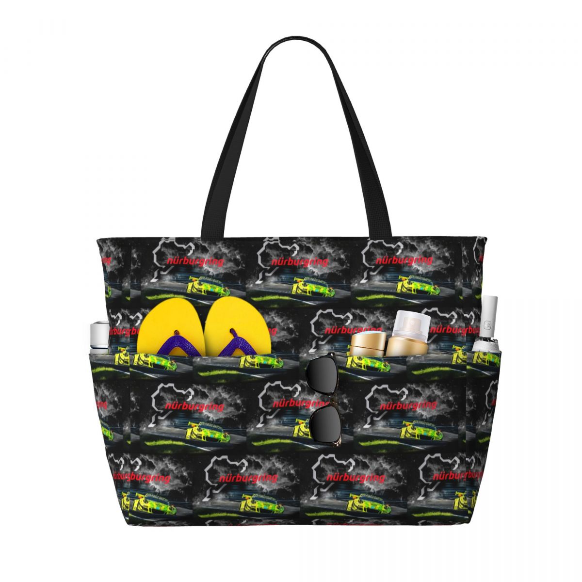 Nurburgring Print Beach Tote B - Yoga Fitness Tote review and price