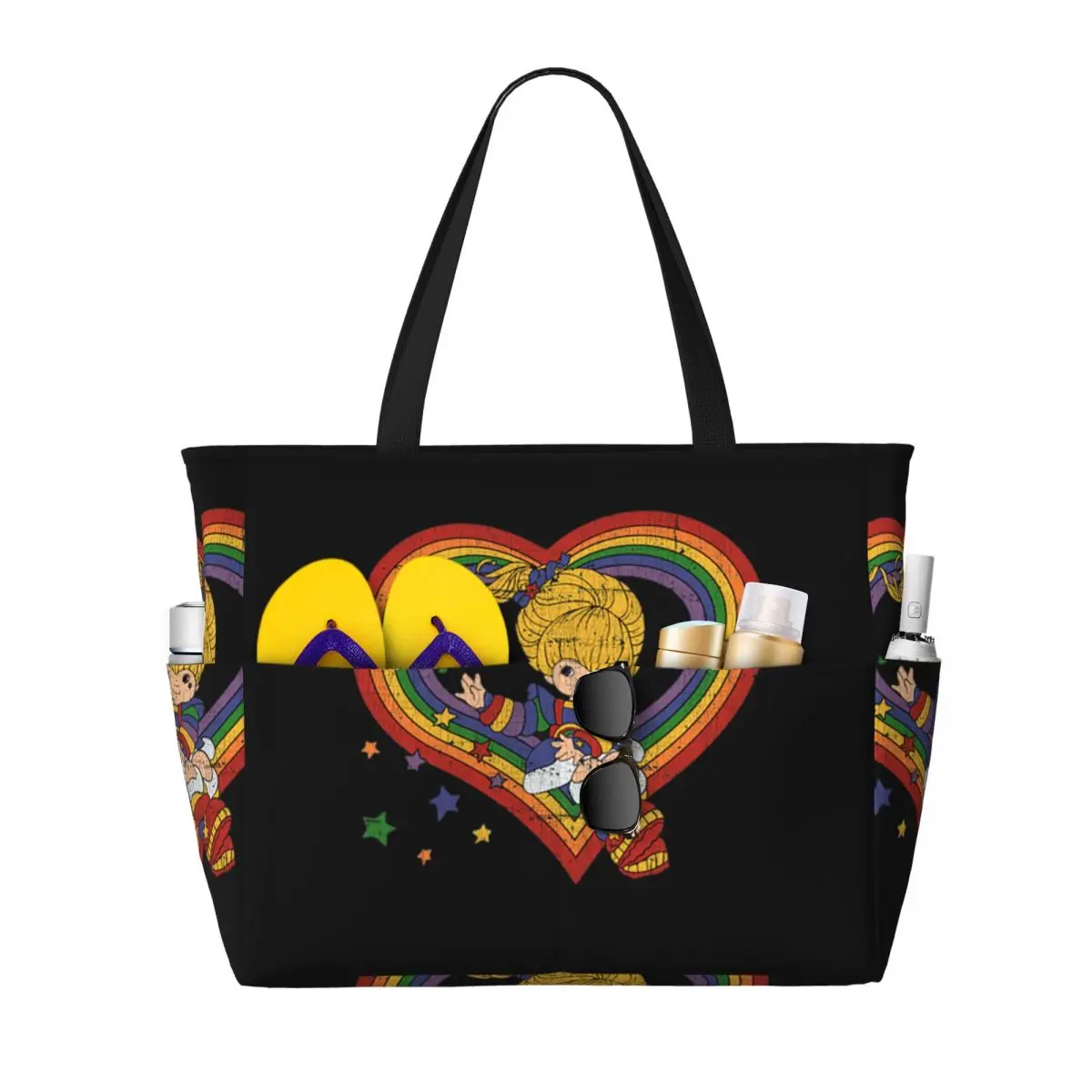 Rainbow Brite With Rainbow Hea - Yoga Fitness Tote review and price