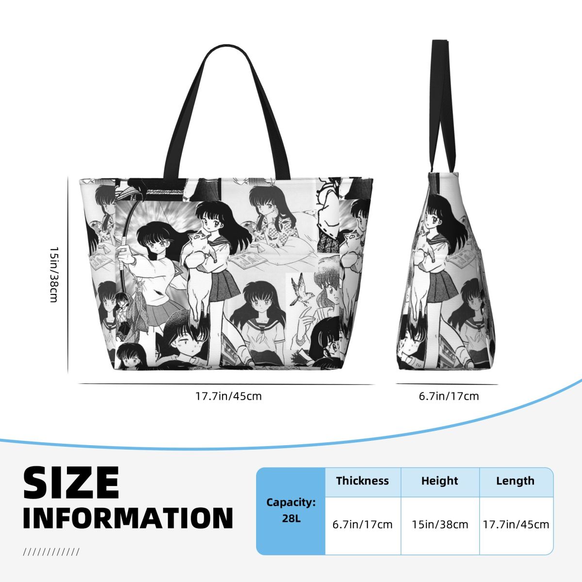 Inuyasha Higurashi Kagome Anim - Yoga Fitness Tote review and price
