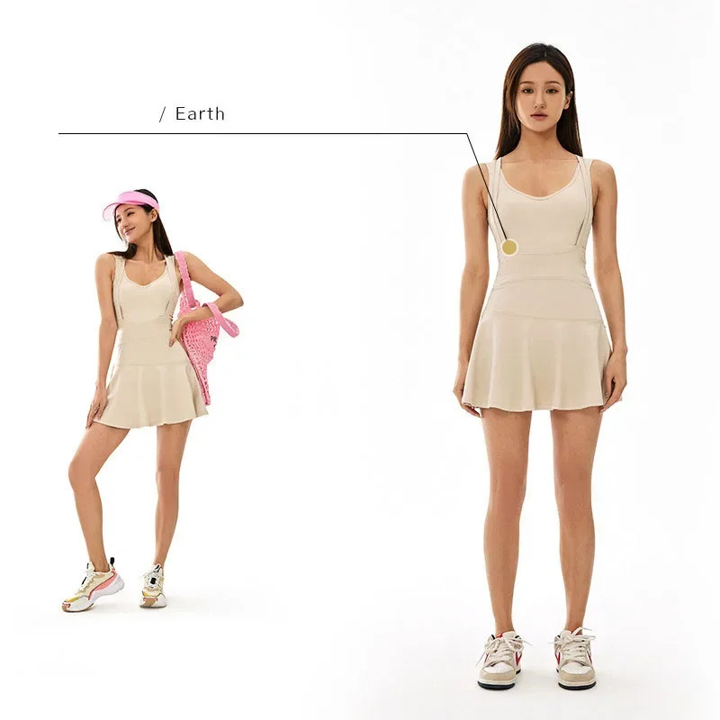 Tennis Dress Female Sleeveless - Yoga Fitness Hoodie review and price