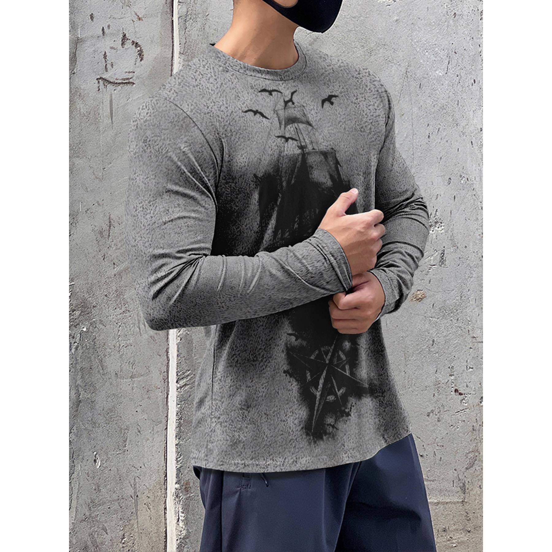 Men's Casual Crewneck Longslee - Yoga Fitness Gear review and price