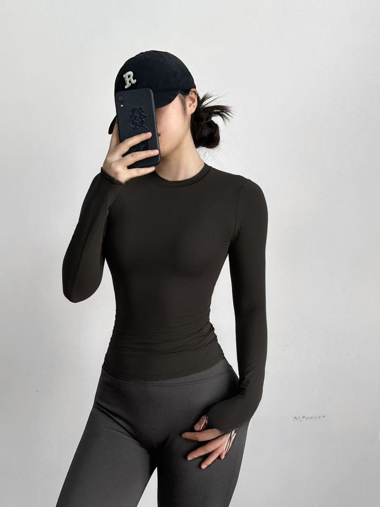 Slim Fit Long Sleeve Yoga Fitn - Yoga Fitness Girl review and price